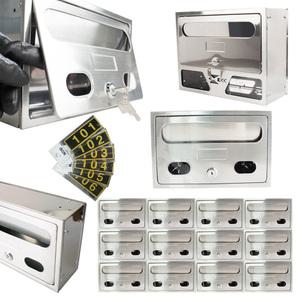[철물인] 스텐우편함 벽걸이 우체통 아파트 빌라 빌딩 다세대우편함 건의함 주택 편지함 조립