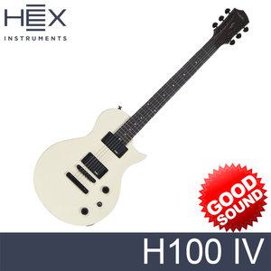 헥스 H100 IV 일렉기타 아이보리 색상 입문용 초보용 안성맞춤