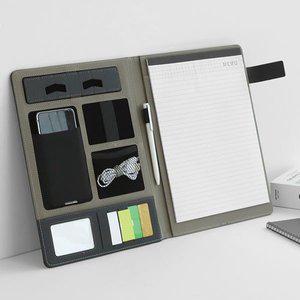 [히키스]다용도 히키스 미팅회의 A4 가죽폴더 노트파일 오피스MemoPad