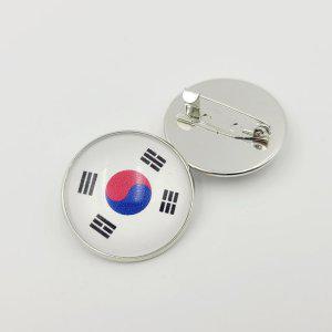 브로치코디 기념품 브로치 뱃지 태극기 브로치선