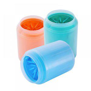 반려동물 발클리너 강아지 세척컵 그린L