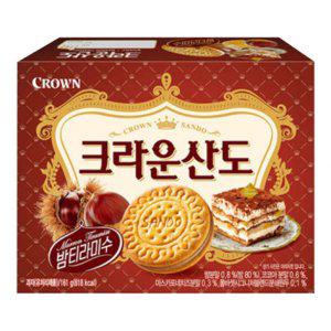 크라운 산도 밤티라미수 161g X 6개