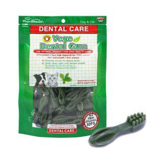 간식 칫솔 30P 베게브랜드 덴탈껌 강아지