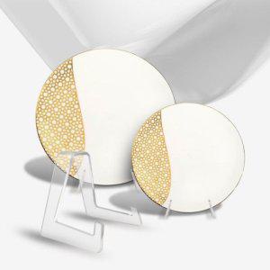 크리스탈접시홀더 Big접시받침대 디스받침대 크리스탈디스스탠드