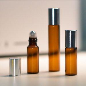 3ml 공병 갈색 진공 세트 롤링 향수 뷰티