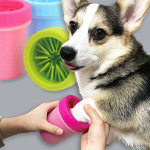 강아지 발 세척기 휴대용 애완견 세척 컵 반려견 클리너컵