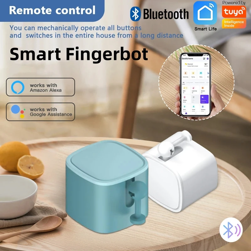 Tuya Bluetooth 스마트 핑거 로봇 스위치 버튼 푸시 로봇 원격 제어 Tuya Bluetooth 게이트웨이 음성 제어 Alexa Google 홈