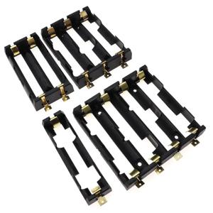 18650 SMT 배터리 홀더 18650 SMD 배터리 상자 보관 케이스 청동 핀이 있는 컨테이너 전원 은행 충전식 SMT 1X 2X 3X 4X