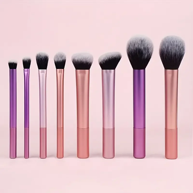 8pcs 메이크업 브러쉬 키트 부드러운 합성 헤어 메이크업 브러쉬 파운데이션 블러쉬 아이 섀도우 화장품 메이크업 도구