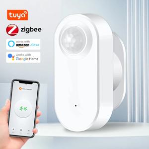 투야 지그비 스마트 인체 감지 센서 PIR 동작 감지 보안 알람 스마트 라이프 앱 원격 제어, Alexa 및 Google Home 연동