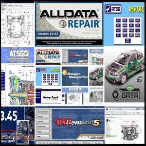2025 Alldata 10.53 +Auto data 3.45 + Mi.chell 2015 + ATSG +Vivid Workshop + ElsaWin ET.A 8.3 자동차 수리 소프트웨어 7 in 1TB HDD