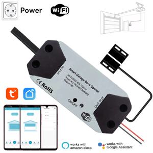 Tuya WiFi 스위치 차고 문 컨트롤러 스마트 도어 오프너 Alexa Google 홈 스마트 라이프와 함께 작동 Tuya APP 제어 허브 필요 없음