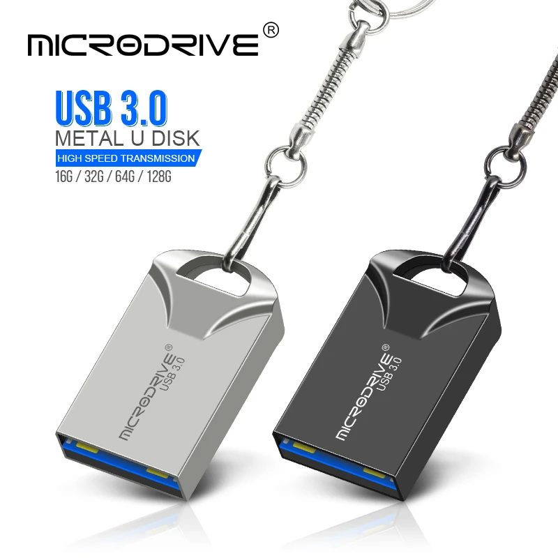 방수 슈퍼 미니 usb 플래시 드라이브 펜 드라이브 32GB 금속 usb 3.0 플래시 usb 스틱 pendrive 64GB cle usb 128 gb