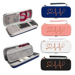 3M Littmann Classic III 품질 청진기 케이스 보관함 하드 EVA 휴대용 청진기 보관함 쉘 메쉬 포켓