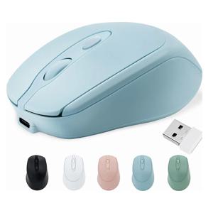 충전식 무선 컴퓨터 마우스 2.4G 블루투스 호환 무선 마우스 PC 노트북 Macbook 태블릿 용 USB 자동 게이머 마우스