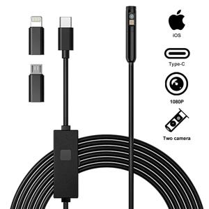 TYPE-C 내시경 HD1080P 단일 듀얼 카메라 3 IN 1 마이크로 USB IOS 아이폰 안드로이드 전화 방수 파이프 검사 내시경