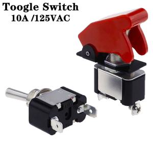 새로운 스타일 KN3A-101 토글 스위치 로커 암 2Pin 2/기어 ON-OFF10A 125V/250V AC 캡 일치 12V, 24V, 48V, 110V, 220V 범용