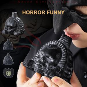 새로운 정통 아즈텍 휘파람 시끄러운 Spookys 아즈텍 무서운 죽음 휘파람 현실적인 인간 비명 아즈텍 유령 전쟁 휘파람 해골 머리