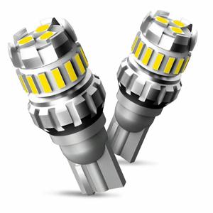 2pcs W16W T15 LED 전구 Canbus 오류 무료 LED 백업 빛 T16 921 912 W16W LED 전구 4014 자동차 역방향 램프 6500K 흰색 12V