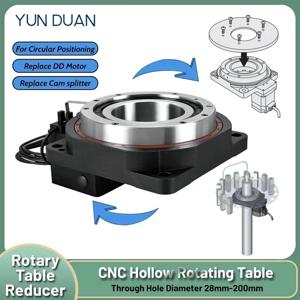 CNC 중공 회전 플랫폼 감속기 로터리 포지셔너 인덱싱 디스크, 원형 포지셔닝용 DD 모터 캠 인덱서 교체