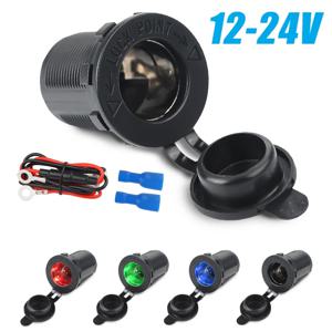 4 색 담배 라이터 소켓 12V-24V 방수 플러그 전원 콘센트 어댑터 해양 보트 오토바이 트럭에 대 한 자동차 액세서리