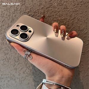 럭셔리 레이저 오로라 CD 패턴 매트 케이스 iPhone 16 15 14 13 12 11 Pro Max 16 Plus 소프트 범퍼 충격 방지 갑옷 하드 커버
