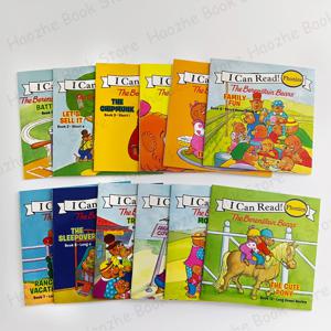12 권의 책 Berenstain Beans 나는 파닉스를 읽을 수 있습니다 짧은 모음 긴 모음 학습 이야기 포켓 북 몬테소리 취침 독서