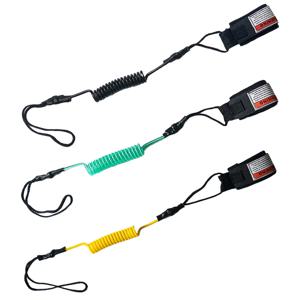 TPU 서핑보드 끈 조절 가능한 코일 SUP 용수철 손목 스트랩, 스탠드업 패들 보드 다리 로프, 숏보드 롱보드 안전 끈