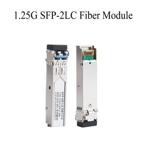 Cisco Mikrotik 이더넷 스위치용 1PCS 기가비트 파이버 SFP 모듈 1000M 단일 모드 다중 모드 2×LC 1.25G 다중 파이버 1310nm/1550nm