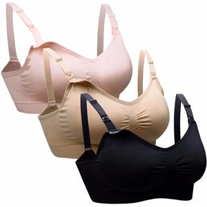 1/3pcs 모유 수유 브래지어 출산 간호 브래지어 수유 임신 한 여성을위한 속옷 의류 Wirefree 통기성 브래지어