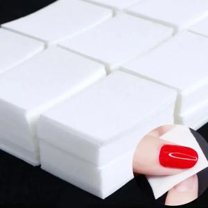 450pcs 매니큐어 리무버 닦아 네일 청소 패드 UV 젤 매니큐어 리무버 종이 여성을위한 부직포 네일 패드 미용실