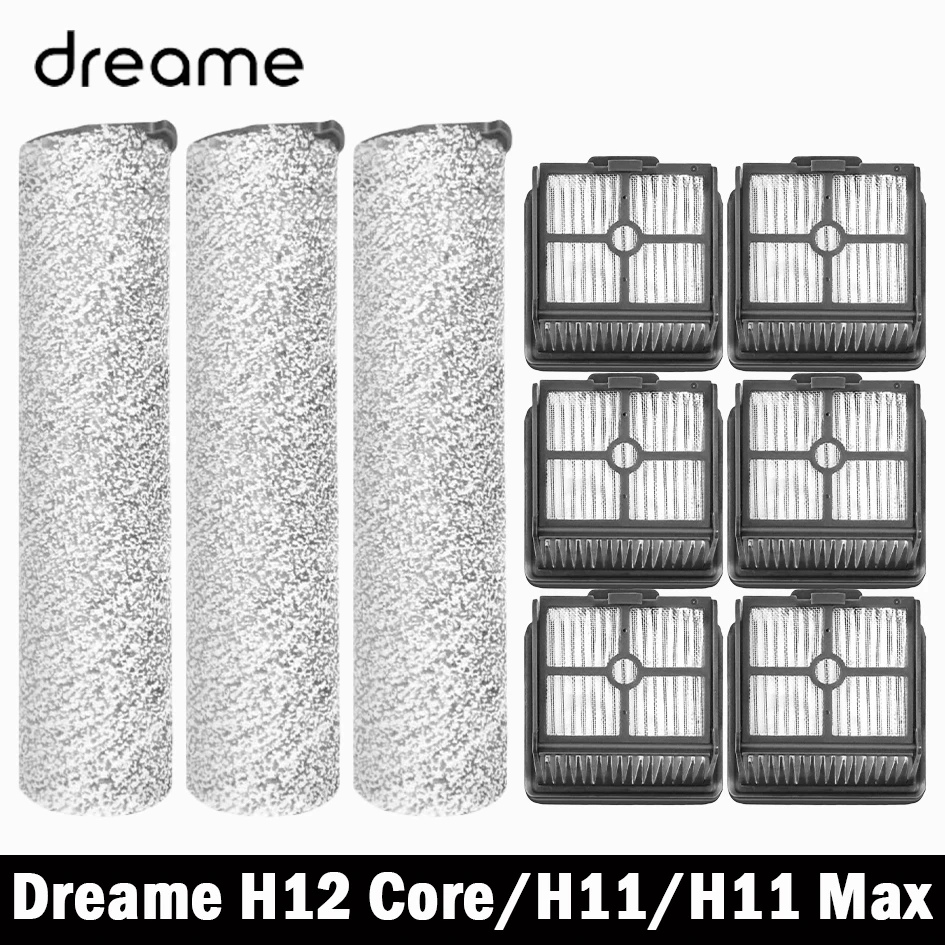 Dreame H12 Core / Dreame H11 / Dreame H11 Max 진공 교체 부품 롤러 브러시 Hepa 필터 액세서리