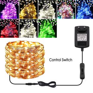 12V Led 요정 조명 구리 와이어 문자열 크리스마스 조명 10M 20M 30M 휴일 야외 갈 랜드 트리 웨딩 파티 장식