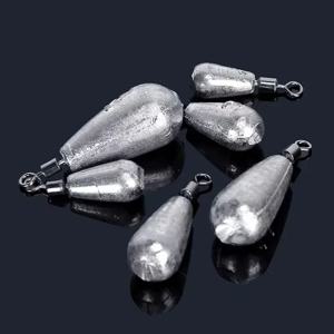 10 개/몫 낚시 무게 싱커 3.5g 5g 7g 10g 14g 20g 워터 드롭 무게 낚시 태클 액세서리