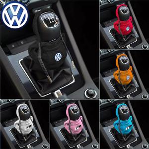 후드 자동차 기어 시프트 커버 기어 쉬프트 수동 핸들 안티 슬립 운동복 폭스 바겐 VW RLINE 용 자동 변경 레버 장식