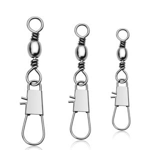 50-100Pcs 회전 낚시 커넥터 핀 베어링 롤링 회전 스냅 Fastlock 클립 Fishhook 낚시 태클 액세서리