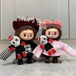 Labubu 의류 전용 발렌타인 데이 아기 옷 17cm Dol 발렌타인 데이 인형 의류 17cm 한정 아기 옷 아기 옷