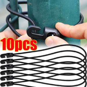 10/1Pcs 후크가있는 번지 코드 10/15/25cm 후크가있는 고탄성 확장기 캠핑 타포린 용 후크가있는 고무 텐셔너