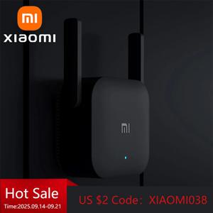 XIAOMI MIJIA 새로운 WiFi 증폭기 프로, 300M 2.4G 네트워크 확장기 리피터 전원 확장기 Roteador, 안테나 2개, Mi 라우터 Wi-Fi용