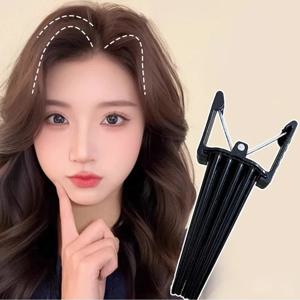 새로운 심플 푹신한 헤어핀 컬링 루트 하이 내추럴 푹신한 헤어 클립 여성 헤어 컬러 헤어 컬러 스타일링 푹신함 도구 빗