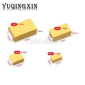10pcs A B C D 케이스 탄탈륨 커패시터 6V 10V 16V 25V 35V 50V 0.1 미크로포맷 1 미크로포맷 2.2 미크로포맷 4.7 미크로포맷 10 미크로포맷 22 미크로포맷 33 미크로포맷 47 미크로포맷 100 미크로포맷 220 미크로포맷 330 미크로포맷 470 미크로포맷