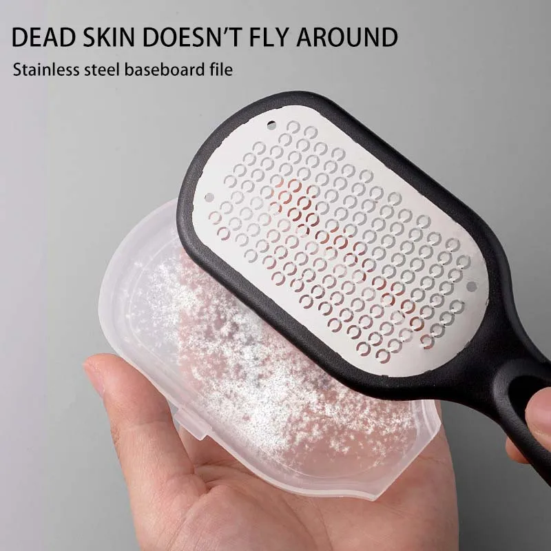 발 파일 스크레이퍼 캘러스 리무버 피트 전문 강철 페디큐어 도구 발 옥수수 제거 죽은 스킨 리무버 풋 케어