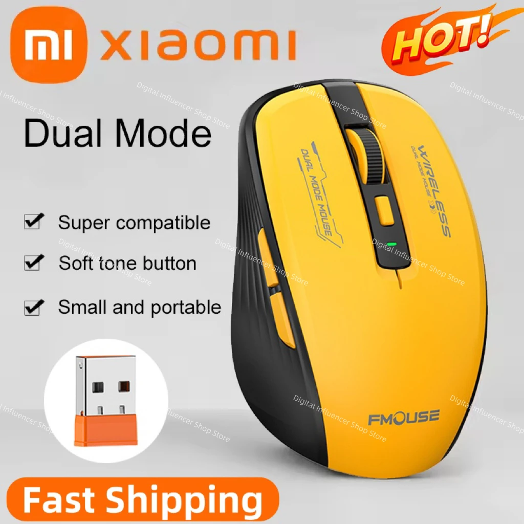 Xiaomi M303L 블루투스 무선 마우스 2.4G 듀얼 모드 1600 인치 당 점 자동 태블릿 노트북 PC 안드로이드 ios 용 사무실 휴대용 마우스
