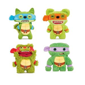 오리지널 Fuggler 플러시 장난감 추악한 괴물 십대 돌연변이 닌자 거북이 귀여운 Fuggler Tooth Monster Fill 플러시 인형 장난감 선물