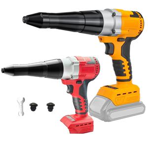 밀워키/디월트 18V 배터리용 전동 리베터 건 파워툴 2.4-5.8mm 드릴 삽입 스크루드라이버 자동 네일 리무버