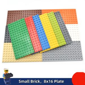 5PCS 8x16 도트 베이스 플레이트 클래식 MOC DIY 시티 피규어 빌딩 블록 브릭 부품 92438 어린이 장난감 선물 호환
