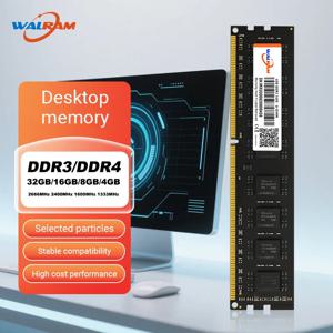 Walram DDR4 2666MHz Memoria Ram DDR3 8GB 1600MHz Ram DDR4 16GB 32GB 4GB 2400Mhz 1333MHz PC 데스크탑 용 Udimm 내부 메모리
