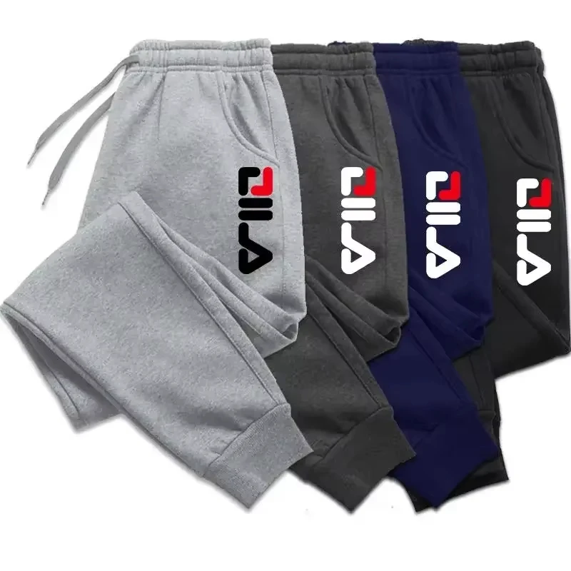 가을 겨울 남성 조깅 바지 Drawstring 캐주얼 바지 양털 스웨트 팬츠 운동 러닝 체육관 피트니스 스포츠 바지 WK007