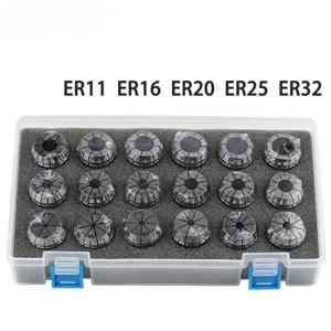 ER ER11 ER16 ER20 ER25 ER32 ER40 세트 ER 스프링 콜릿 척 0.015mm 0.008mm CNC 밀링 공구 홀더 조각 기계 선반