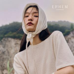 [25 NEW] 에르헴 25FW 캐시미어 100 스트링 배색 미니 머플러 1